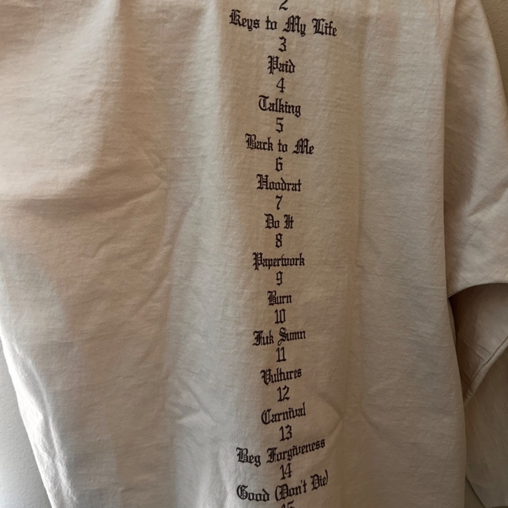 Kanye West YZY Vultures x Gosha White Shirt - Picture 5 of 6